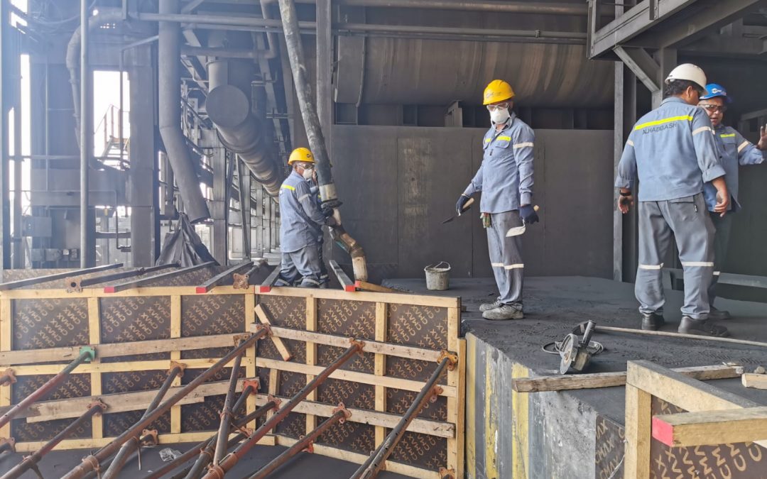 Repairing of Man Lift platform for Line 4- Alba